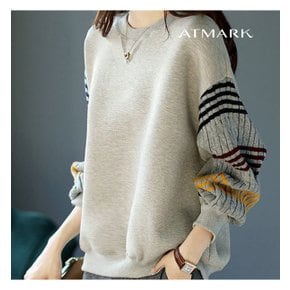 ATMARK (77까지)루즈믹싱스웨트티셔츠_AA39TS024G