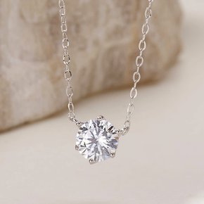 14k 모이사나이트 6발 클래식 목걸이 1부