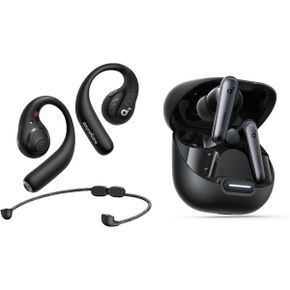 미국 사운드코어 헤드셋 Soundcore by Anker AeroFit Pro Open-Ear Headphones with Liberty 4 N