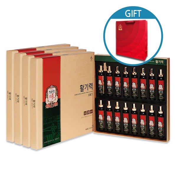 활기력 20ml 16입 4세트-쇼핑백 포함/선물세트