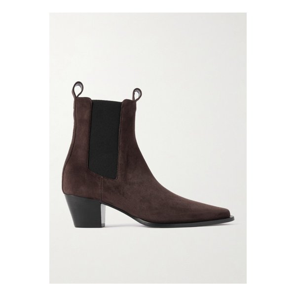 더 시티 스웨이드 첼시 부츠 초콜릿 46376663162874189