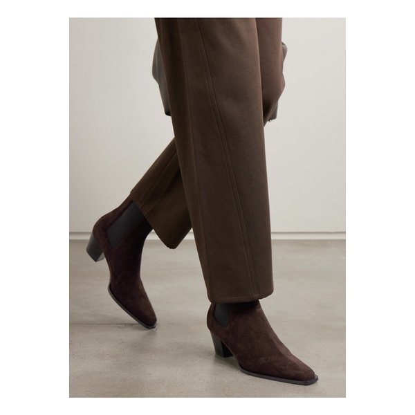 더 시티 스웨이드 첼시 부츠 초콜릿 46376663162874189