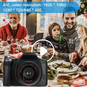 Acuvar 1600 SLR CMOS 2.4 TFT LCD 16 디지털 카메라 만 화소 포토 카메라 미니 디지털 카메라