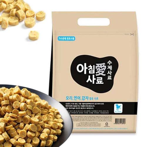 아침애 수제사료 오리 연어 감자 3kg(1)