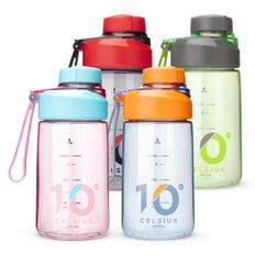 10도씨 트라이탄 스포츠 스트랩 손잡이보틀 물통460ml