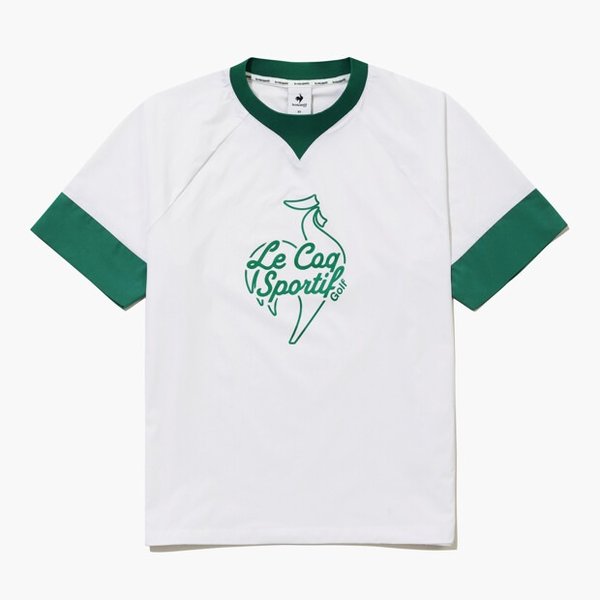 [여주점] 여성 버디하트 배색 우븐 티셔츠 GR222LRS43 WHTE