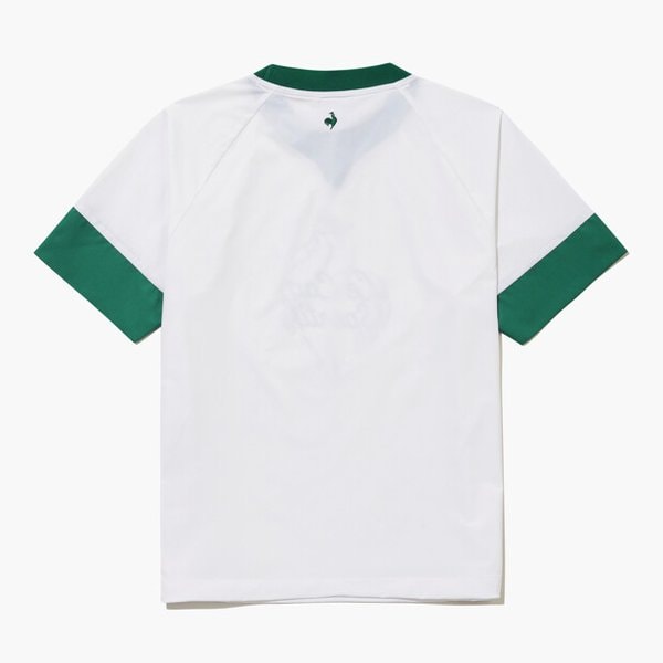 [여주점] 여성 버디하트 배색 우븐 티셔츠 GR222LRS43 WHTE