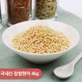 국내산 찹쌀현미 4kg