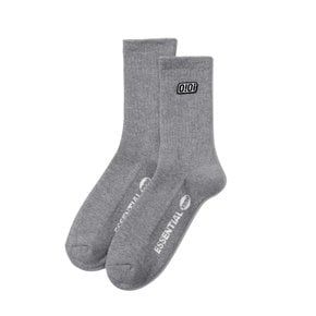 PATCH SPORTS SOCKS_GREY