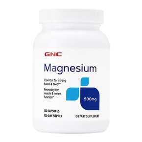 [해외직구] 지앤씨 마그네슘 500mg 120캡슐
