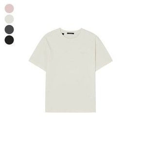진 남성 라운드넥 로고 반팔티 남여공용 미니 반팔티셔츠 NQ2K5927 LE12