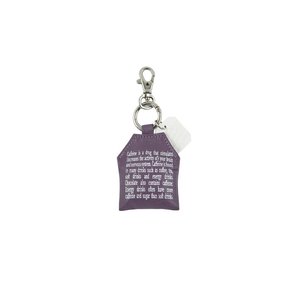 Teatime Keyring (purple)