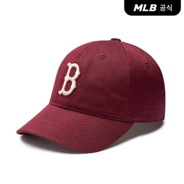 MLB [코리아공식]N-COVER 언스트럭쳐 볼캡 BOS (Burgundy)