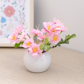 ST13_벚꽃 미니 화분 가지set 14cm 인테리어 조화