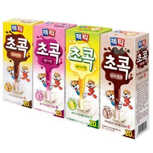  동서 제티초콕 4종 초코렛맛/딸기맛/바나나맛/쿠키앤쵸코 20T x 1개
