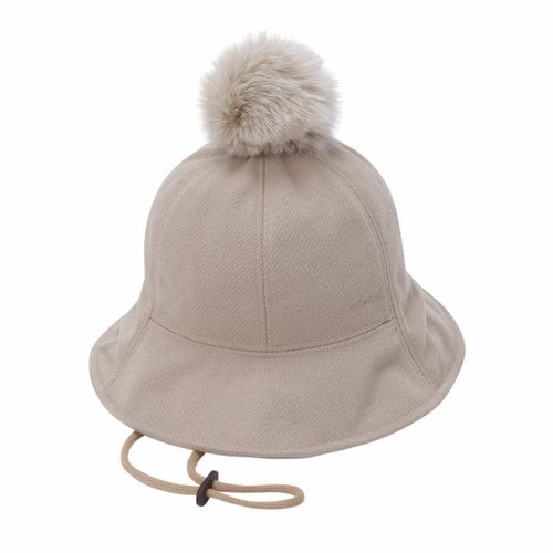 POMPOM BUCKET HAT_NURCW23409BEX