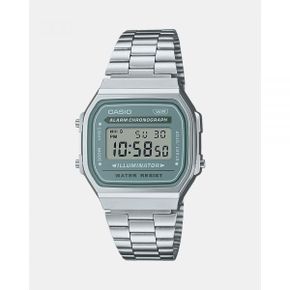 4651210 Casio A168WA-3A - Silver  Blue