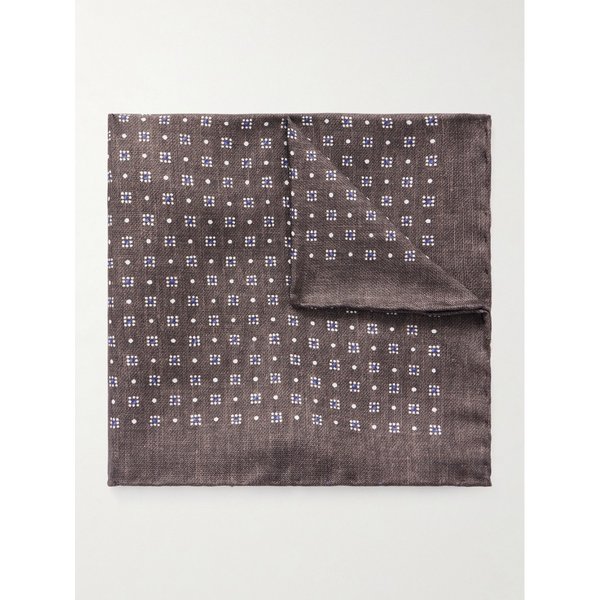 브루넬로쿠치넬리 프린트 실크 포켓 스퀘어 46376663162997963