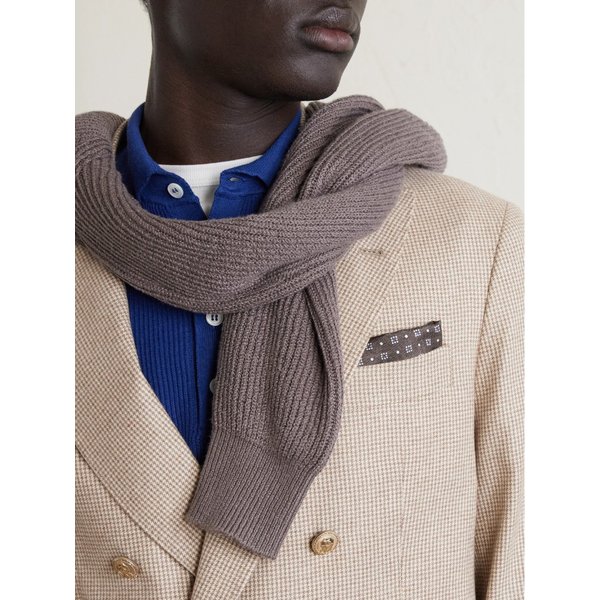 브루넬로쿠치넬리 프린트 실크 포켓 스퀘어 46376663162997963