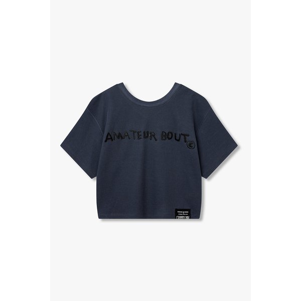 [부산점] 보브)) BASQUIAT 바스키아 그래픽 엠브로이더리 티셔츠 (7126240184)