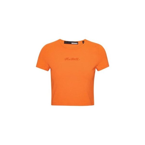 반팔 티셔츠 ROTW241PRTS028OR VIBRANT ORANGE DOM