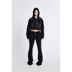 Bootcut Linning Denim pants - Black(woman)