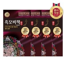 리엔 흑모비책 골드 염색약 자연갈색 90G x 4개