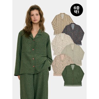 울랄라 [SET] 베이직 긴팔 여성페어 세미와이드핏 균일가 모음전(6종 택1)