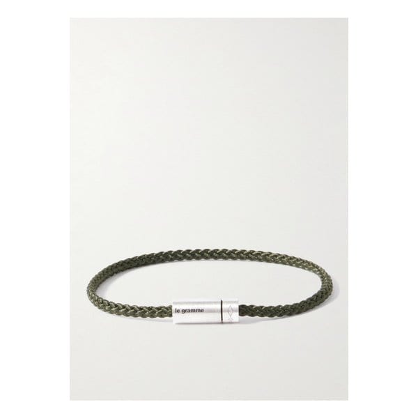 나토 스털링 실버 코드 케이블 브레이슬릿 7g 블랙 46376663162913254