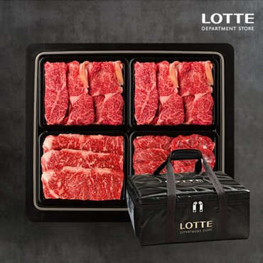 굿커머스 [롯데백화점] 설마중 1+횡성한우 1호 1.2kg (등,등,부,앞)