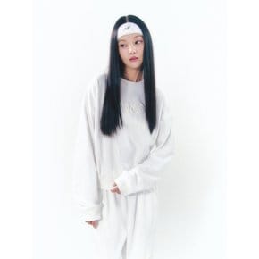 Point Ribbon Sweatshirt White