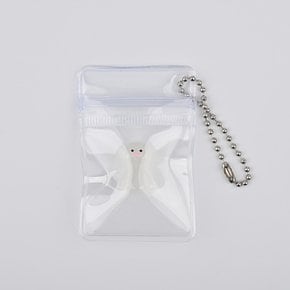 귀여운 테루테루보즈 지퍼백 키링 날씨 맑음 인형 키링 만들기 비즈 키홀더 휴대폰고리 핸드백