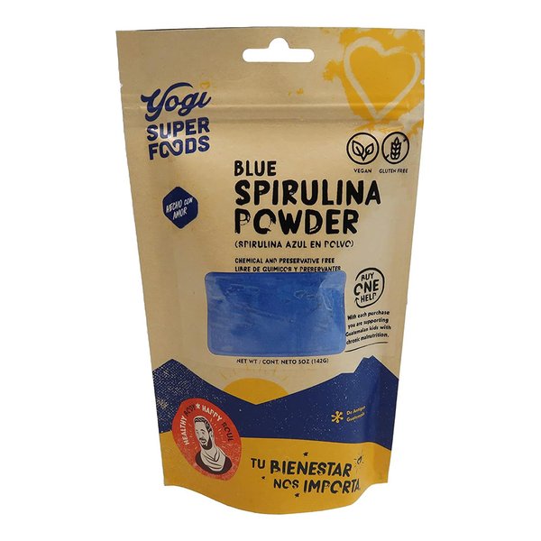 블루 스피루리나 파우더 142g Yogi Super Foods