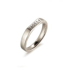 CRM002 Square-Letter (Man) White Gold 14K WG PG YG