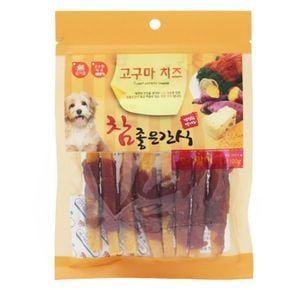 애견용품 참 좋은 간식 고구마치즈 오리말이 120g