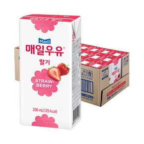 멸균우유 딸기 200ml 24팩_P308880551