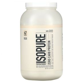 Isopure 탄수화물 제로 프로틴 파우더 무맛 1.36kg(3lb)