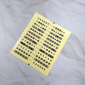 기타 지판 스티커 연습 코드 독학 초보 라벨 통기타 일렉 베이스 트레이닝 연주 훈련 입문 학습 학원 기타