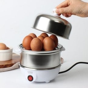 계란찜기 스텐 에그스티머 2단전기찜기 반숙기 계란삶기 달걀찜기 에그쿠커