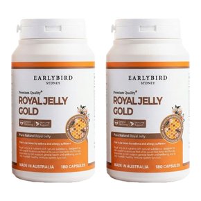얼리버드 로얄젤리 1450mg 365캡슐x2개 호주 로열젤리 대용량 프리미엄