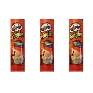  [해외직구]프링글스 버팔로 랜치 크리스피 감자칩 169g 3팩/ Pringles Buffalo Ranch Crisps Potato Chips 5.96oz