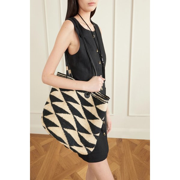 시가 미디엄 가죽 트리밍 시잘 숄더백 46376663163043974