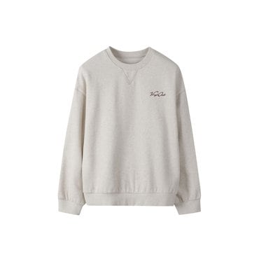 ZOOC 자수 스웻 셔츠 _Z244MSM030