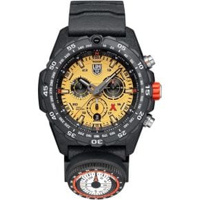 미국 루미녹스 시계 Luminox Bear Grylls Survival 크로노그래프 Master Series 블랙 Yellow Swi