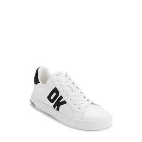 5089029 DKNY Womens Abeni Lace Up Sneaker In Bright White/black