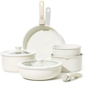 독일 까로떼 냄비 CAROTE Pan Set with Removable Handles 9 Pieces 26 cm Pot 18/20/22 Wok Lid