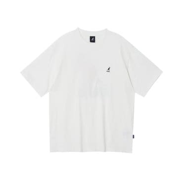 캉골 모노그램 반팔 티셔츠 2774 오프화이트 (KRECST27740)