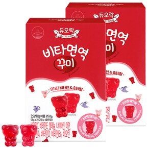 키즈 비타면역 꾸미 비타민 젤리 84정 2개