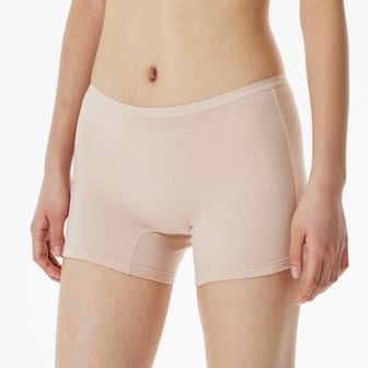 JAJU 20%DC 여 720도 스트레치_코튼 2부 보이쇼츠 팬티(BEIGE / BLACK)