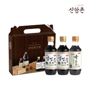 양조간장 기획팩 1호 (생명물간장 500mL 2병 국간장 500mL 1병)